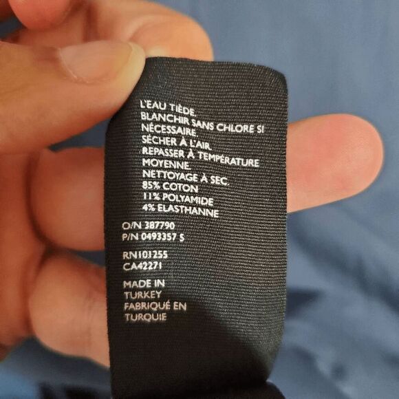 COS Women's Blue Asymmetrical Hem Knee Lenght Sleeveless Dress 2 - Picture 5 of 6